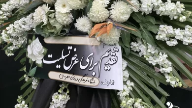 تشیع جنازه پیکر استاد محمود مشحون